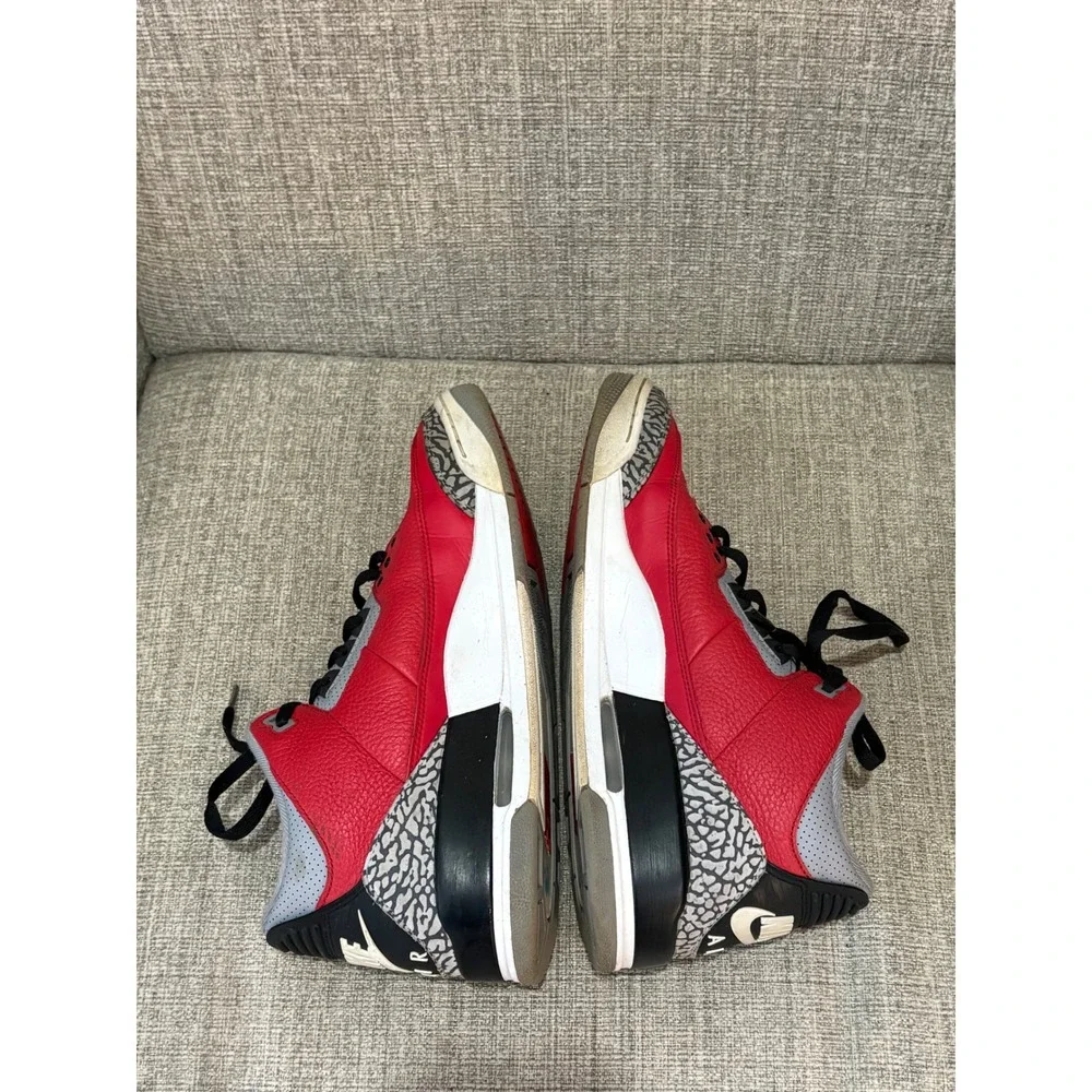Jordan 3 Retro SE Red Cement Fire Red Elephant Print Mens CK5692-600 Size 12